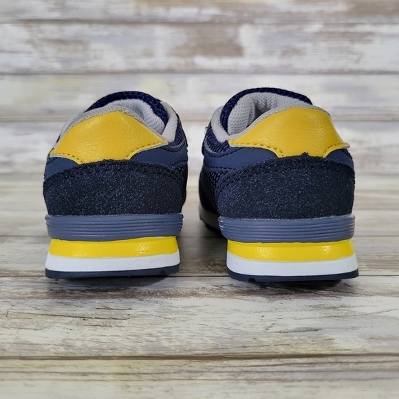 Fuse53 Baby/Toddler Boys Blue Comfy Walking Sneakers Size 5 Hook & Loop Straps - Picture 7 of 8